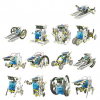 13 v 1 solárny robot