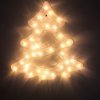 Vianočná LED dekorácia na okno - Stromček