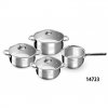 Perfect Home Diamond 7-dielna súprava nerezových hrncov so sklenenou pokrievkou 14723