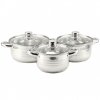 Perfect Home Star 6-dielna súprava nerezových hrncov so sklenenou pokrievkou 14721