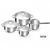 Perfect Home Deluxe 7-dielna súprava nerezových hrncov so sklenenou pokrievkou 14724