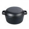 Liatinový hrniec s pokrievkou 26 cm (ošetrený)