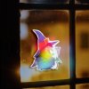 Halloweenska RGB LED dekorácia - samolepiaca - bosorka