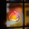 Halloweenska RGB LED dekorácia - samolepiaca - tekvica