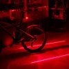 Svetlo na bicykel, laserové zadné svetlo