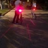 Svetlo na bicykel, laserové zadné svetlo