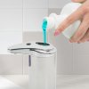 Automatický dávkovač mydla - 220 ml - voľne stojací - na batérie - chrómová