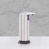 Automatický dávkovač mydla - 220 ml - voľne stojací - na batérie - chrómová