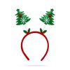 Vianočná čelenka -mikuláš, vianočný strom, sob