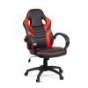 Gamer stolička s lakťovou opierkou - červená - 71 x 53 cm / 53 x 52 cm