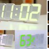 Stolové hodiny s 3D efektom s diaľkovým ovládaním