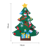 Vianočný stromček z plsti - S ozdobami