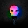 Halloweenska LED lampa - lebka - na batérie
