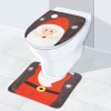 Vianočná dekorácia na WC sedadlo s mikulášom