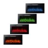 Elektrický zabudovateľný krb - ohrievač + RGB LED - 91 x 15 x 48 cm
