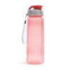 Športová fľaša - plast, priehľadná, 800 ml - 3 farby