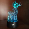 3D Vianočné RGB LED svetlo - v dvoch vzoroch