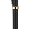 Guľôčkové pero, 1,0 mm, teleskopické, telo pera: čierna, zlatý klip, SENATOR &amp;quot;Delgado&amp;quot;, mo...