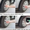 Ventil na meranie tlaku v pneumatikách 4 ks