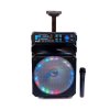 Kimiso - Prenosný bluetooth karaoke reproduktor, 12 palcov, s mikrofónom, diaľkovým ovládaním, digitálnym displejom