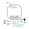 Smart - Kinetic skryté tlačidlo - 100-240 V AC, max 15A - Amazon Alexa, Google Home