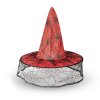 Halloweensky klobúk - 2 farby - polyester - 38 cm