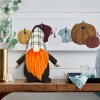 Halloweensky škandinávsky trpaslík - 34 cm - oranžový