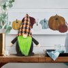 Halloweensky škandinávsky trpaslík - 34 cm - zelený