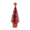 Mini vianočný strom - trblietavý - 18 cm - 4 farby