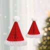 Ozdoba na vianočný strom - 3D, papier - mikulášska čiapka lampion