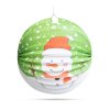 Vianočný lampion - vzor snehuliaka - 25 cm