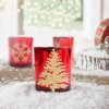 Vianočný pohár na čajové sviečky  - 3 druhy