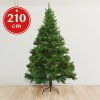 Umelý vianočný strom s kovovým podstavcom 210 cm