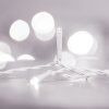 Sveteľný záves - 200 ks LED - denná biela - sieťové - IP44 - 4,2 m - 8 programov