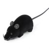 Hračka pre mačky myš na diaľkové ovládanie Čierna s čiernymi ušami