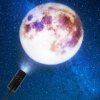 LED projektor nebeských telies (Zem, Mesiac, Mesiac a Hviezda)