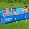 Bazén s pevnou stenou - PVC - 300 x 201 x 66 cm