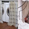 Upevnenie na záclonovú tyč - držiak do domácnosti (2 ks)