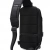 OZUKO batoh s bezpečnostným zámkom (18×10×35 cm) Čierny