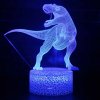 3D Led Lampa s motívom dinosaura - T-Rex