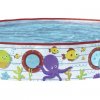 Detský bazén s pevnou stenou - morský vzor - 152 x 25 cm