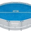 Bestway bazénový solárny ochranný kryt, krycia fólia, 457 cm