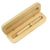 Elegantné drevené guľôčkové pero v drevenej darčekovej krabičke