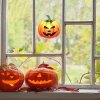 Sada halloweenskych nálepok na okno - tekvica - 15 častí