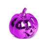 Halloweenska tekvicová dekorácia - lesklá - 6 cm - 3 farby / balenie