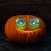 Halloweenske strašidelné oči - zelené LED - na batérie