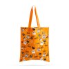 Sada halloweenskych darčekových tašiek - 27 x 31 cm - oranžová - 2 ks / balenie