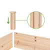 2-komorový drevený úložný priestor