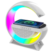 RGB inteligentná LED lampa s Bluetooth reproduktorom a nabíjaním telefónu
