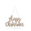 Vianočný dekorácia - &amp;quot;Merry Christmas&amp;quot; nápis - 20 x 12 cm - zlatá